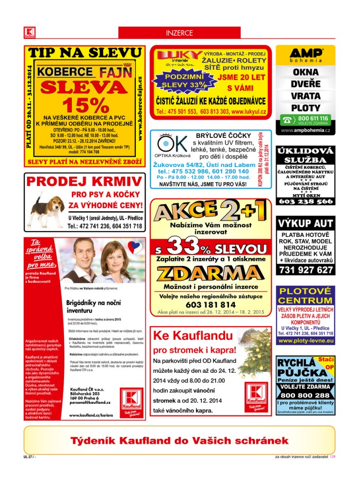 letk Kaufland Aktuln nabdka od 11.12.2014 strana 1