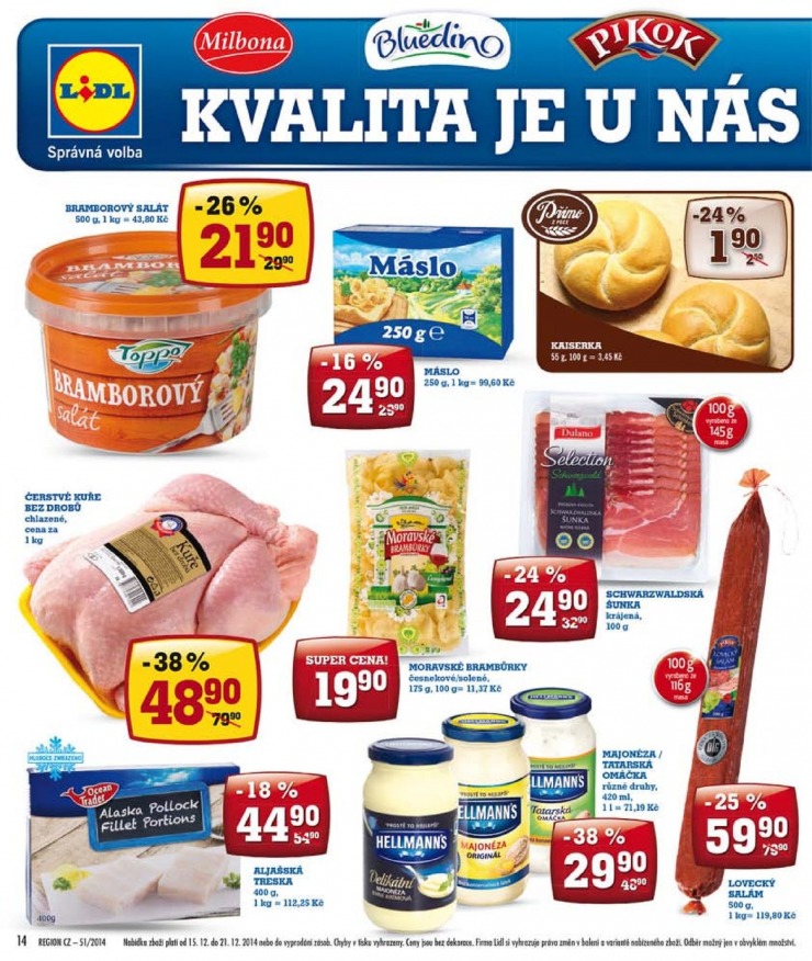 leták Lidl Akční nabídka od 15.12.2014 strana 1 leták Lidl Akční nabídka od 15.12.2014 strana 1