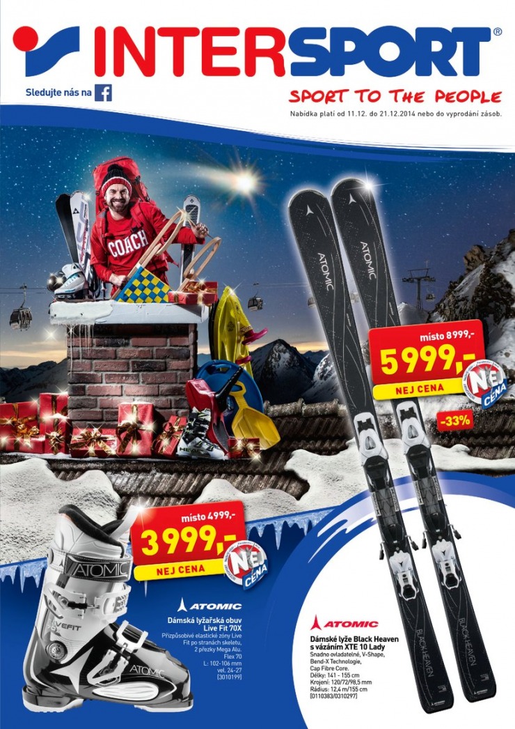 leták Intersport Aktuální leták od 11.12.2014 strana 1 leták Intersport Aktuální leták od 11.12.2014 strana 1