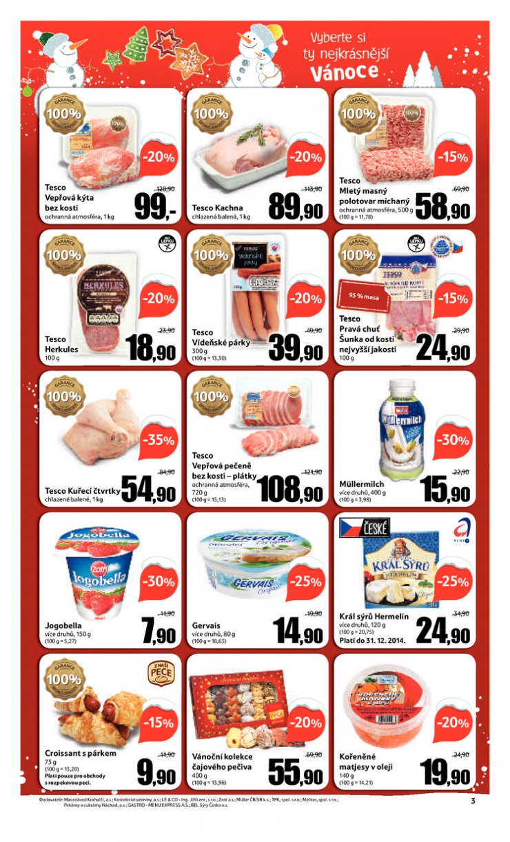 leták Tesco supermarkety od 17.12.2014 strana 1 leták Tesco supermarkety od 17.12.2014 strana 1