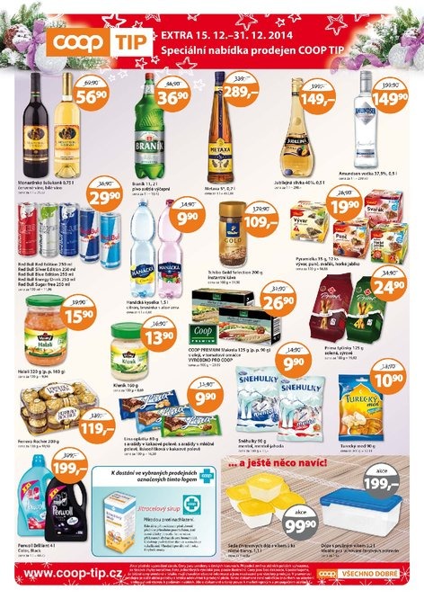 leták COOP Tip extra od 15.12.2014 strana 1 leták COOP Tip extra od 15.12.2014 strana 1