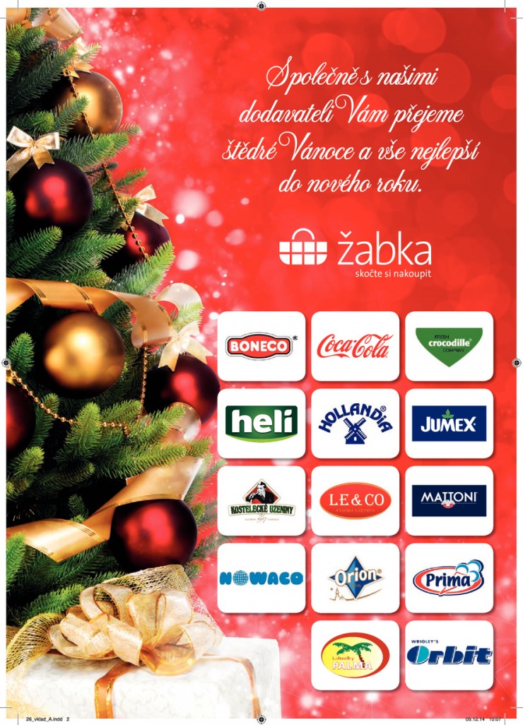 leták Žabka Aktuální od 17.12.2014 strana 1 leták Žabka Aktuální od 17.12.2014 strana 1