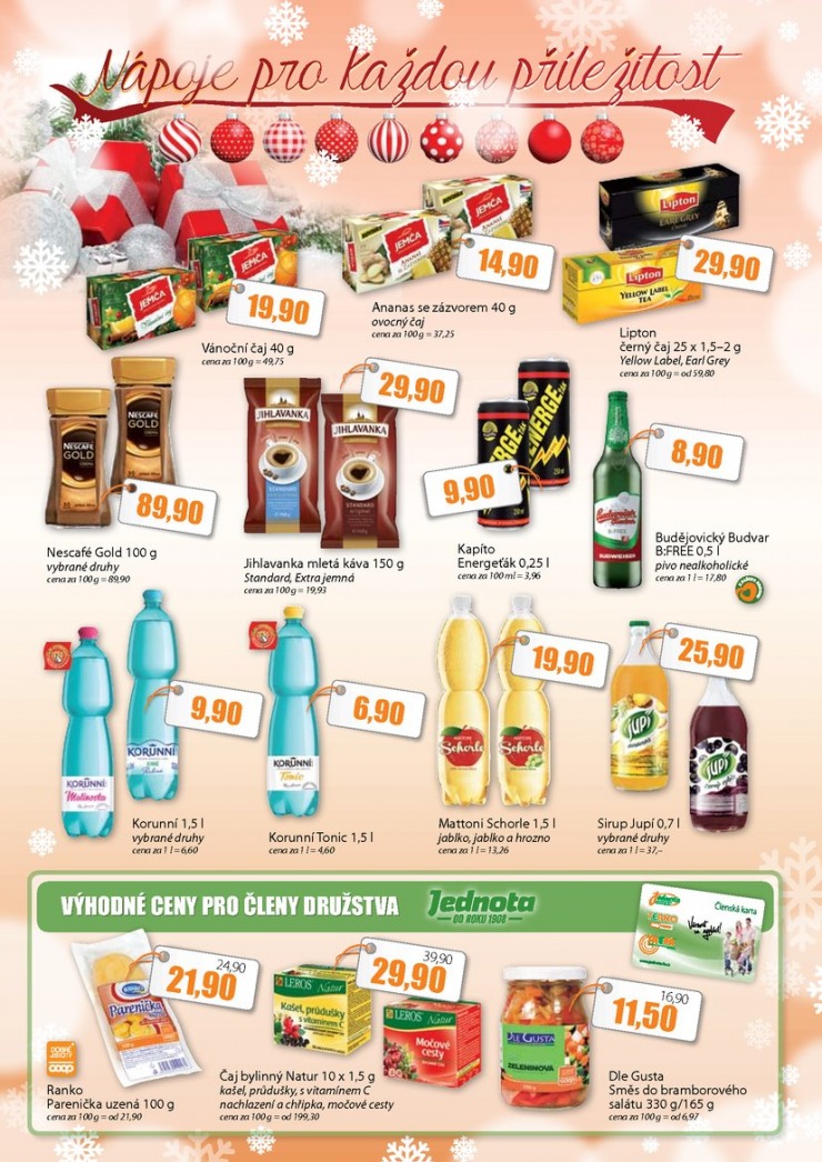 leták COOP Trefa od 17.12.2014 strana 1 leták COOP Trefa od 17.12.2014 strana 1