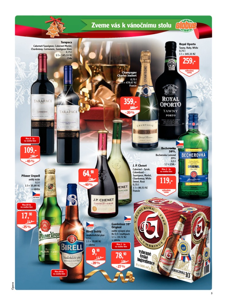 leták Globus Naše noviny od 18.12.2014 strana 1 leták Globus Naše noviny od 18.12.2014 strana 1