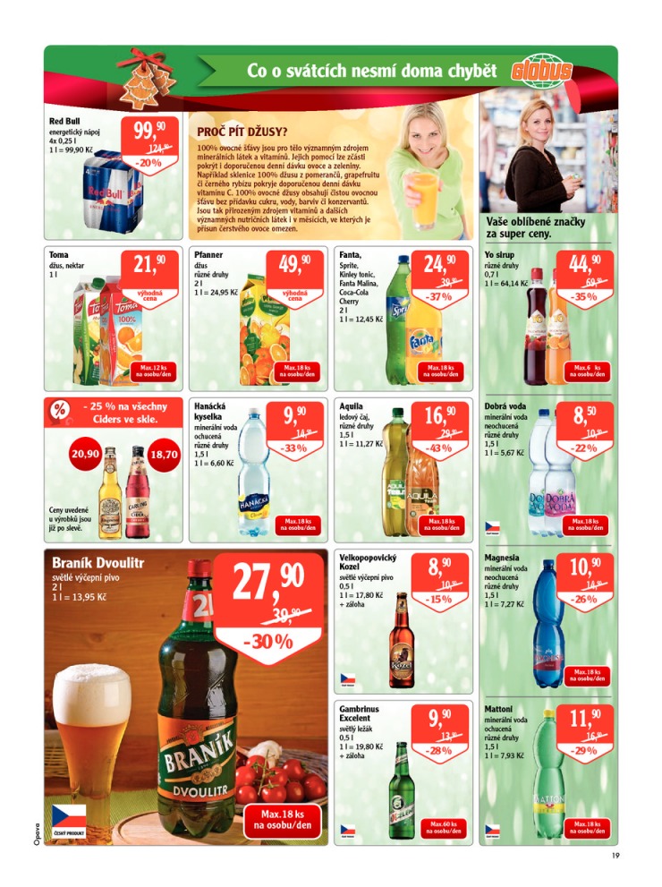 leták Globus Naše noviny od 18.12.2014 strana 1 leták Globus Naše noviny od 18.12.2014 strana 1