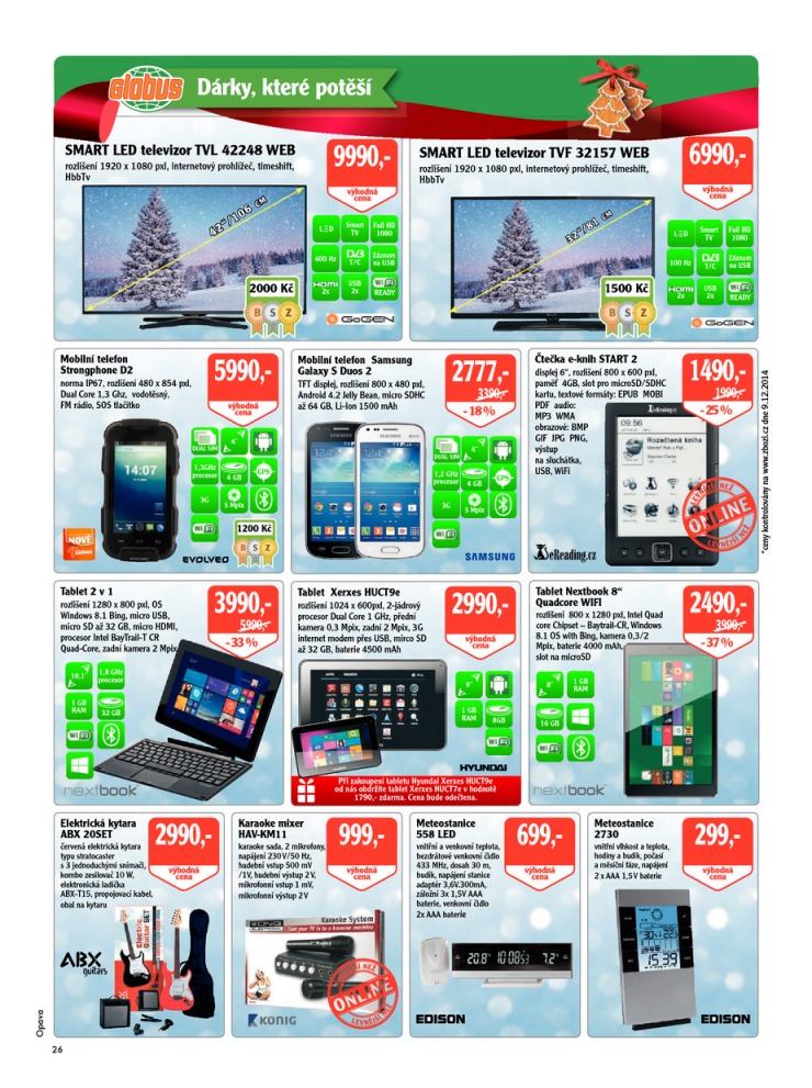 leták Globus Naše noviny od 18.12.2014 strana 1 leták Globus Naše noviny od 18.12.2014 strana 1