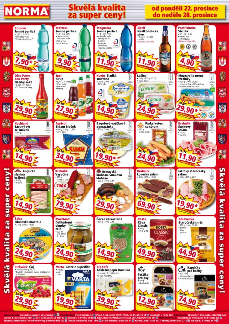 leták Norma Aktuální leták od 22.12.2014 strana 1 leták Norma Aktuální leták od 22.12.2014 strana 1