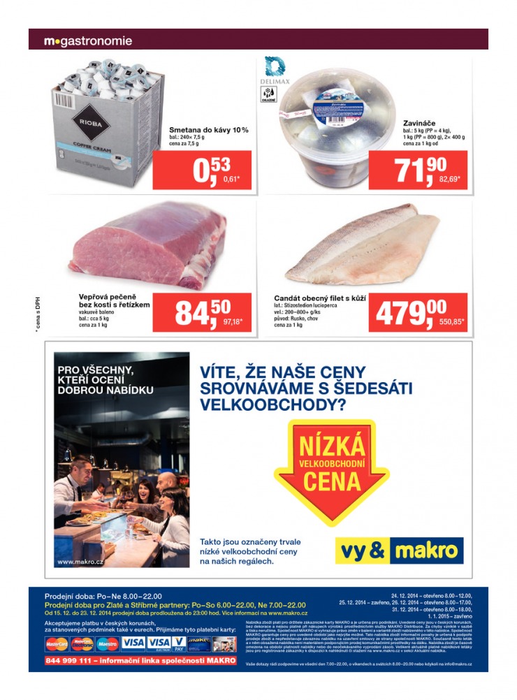 leták Makro Gastronomie čerstvé od 17.12.2014 strana 1 leták Makro Gastronomie čerstvé od 17.12.2014 strana 1