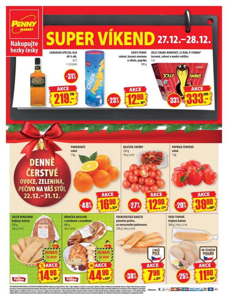 leták Penny Aktuální nabídka od 22.12.2014 strana 1 leták Penny Aktuální nabídka od 22.12.2014 strana 1