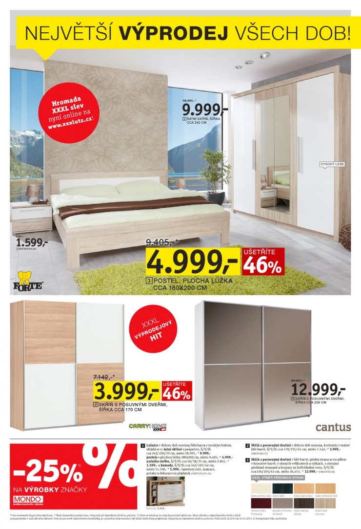 let�k XXXLutz V�prodej od 22.12.2014 strana 1