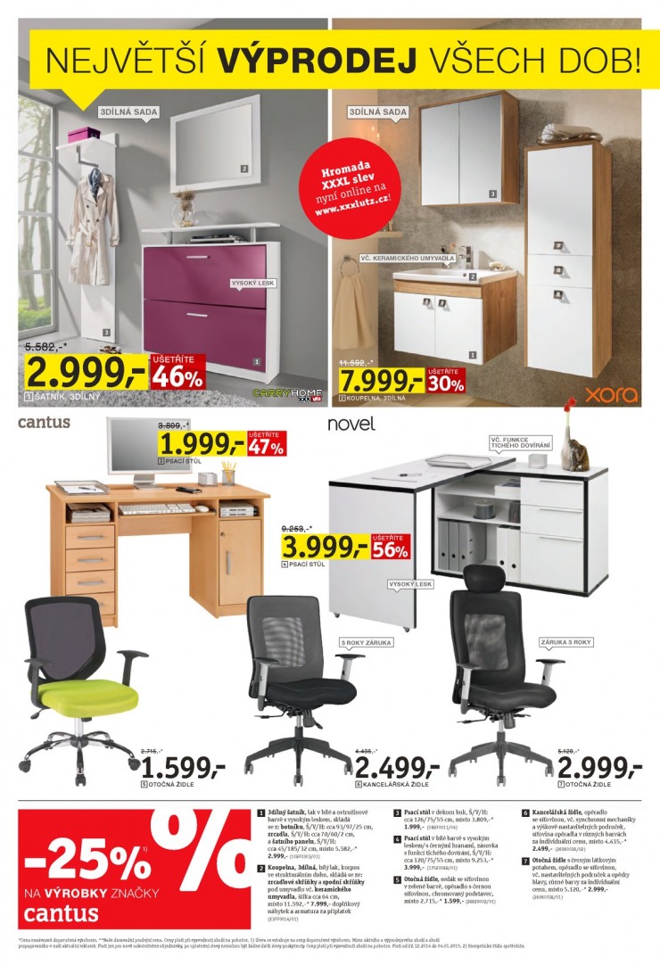 let�k XXXLutz V�prodej od 22.12.2014 strana 1