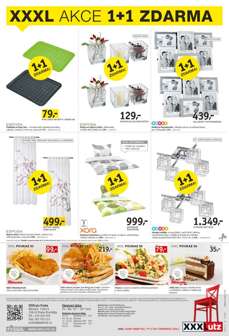 leták XXXLutz Výprodej od 22.12.2014 strana 1 leták XXXLutz Výprodej od 22.12.2014 strana 1