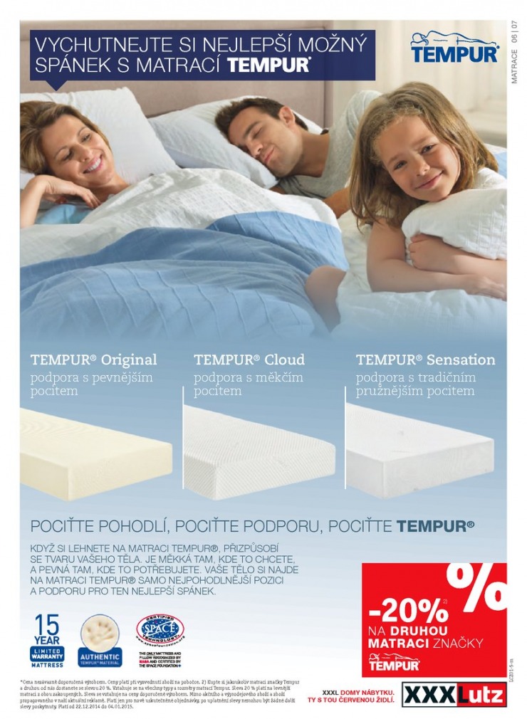 let�k XXXLutz Matrace od 22.12.2014 strana 1