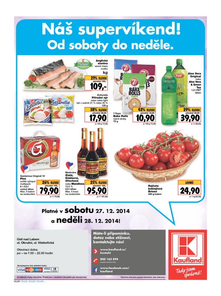 letk Kaufland Aktuln nabdka od 26.12.2014 strana 1