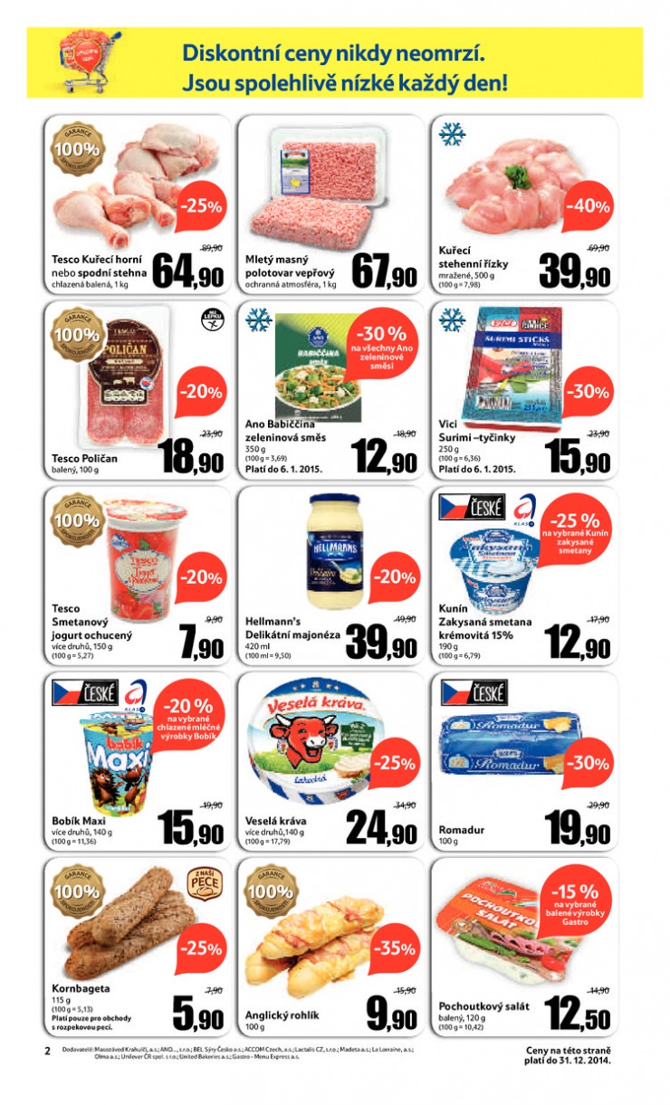 leták Tesco supermarkety od 26.12.2014 strana 1 leták Tesco supermarkety od 26.12.2014 strana 1