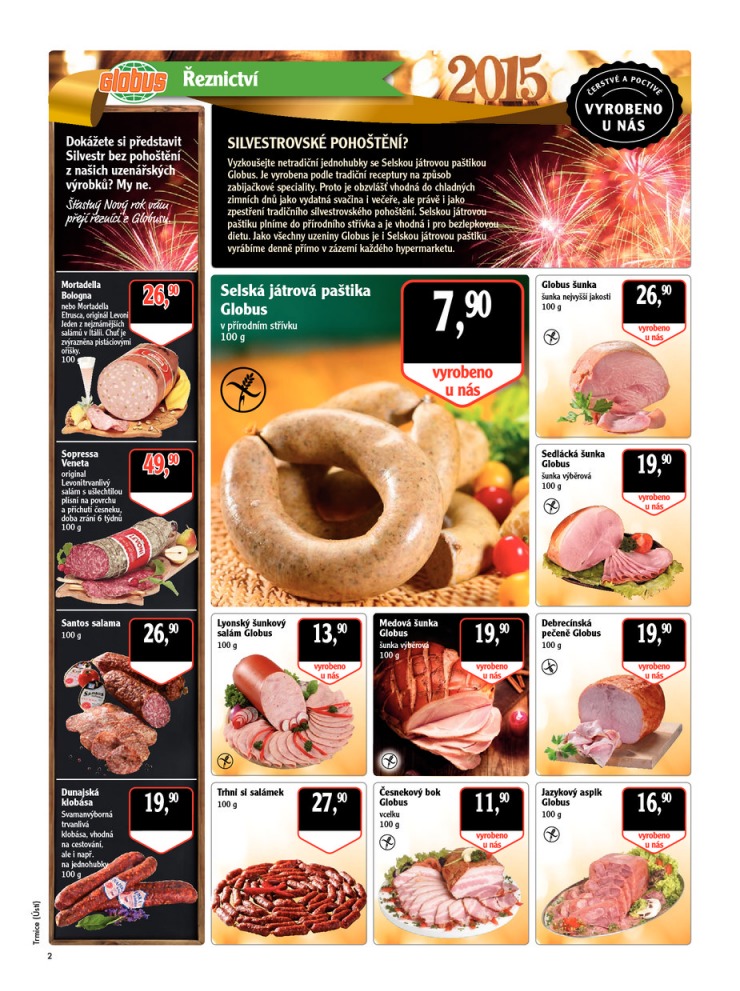 leták Globus Naše noviny od 26.12.2014 strana 1 leták Globus Naše noviny od 26.12.2014 strana 1