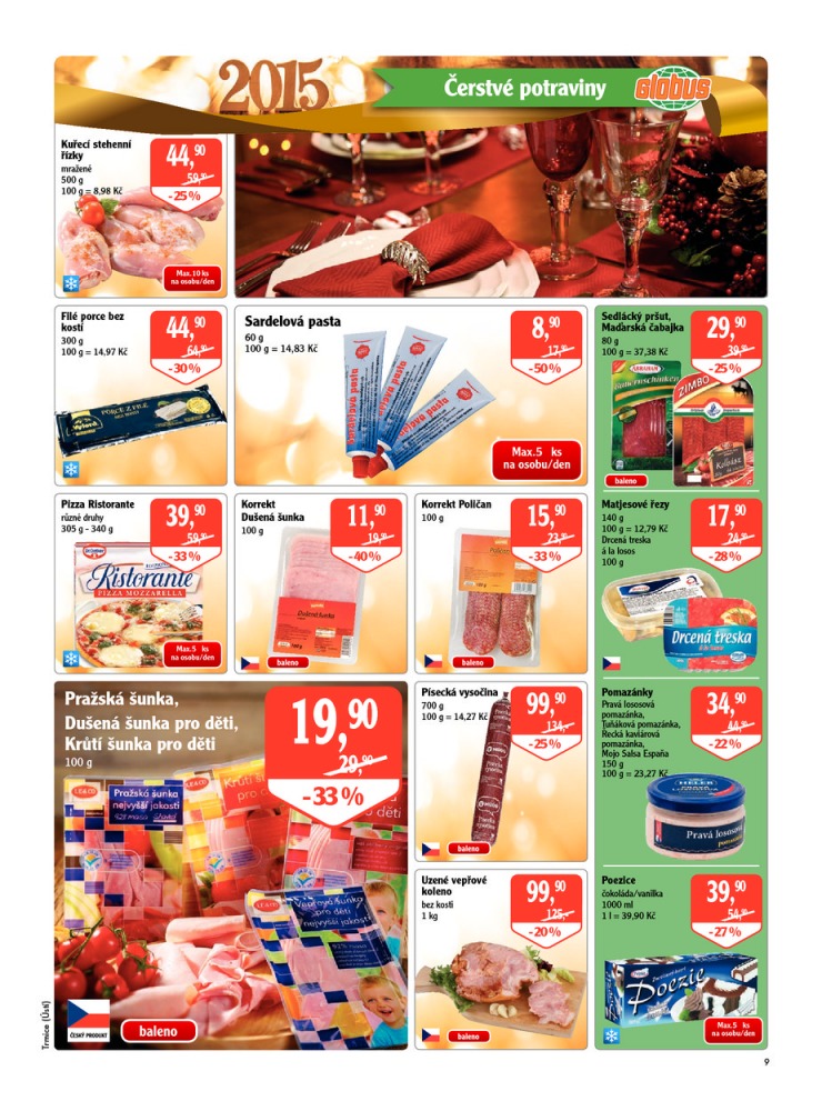 leták Globus Naše noviny od 26.12.2014 strana 1 leták Globus Naše noviny od 26.12.2014 strana 1