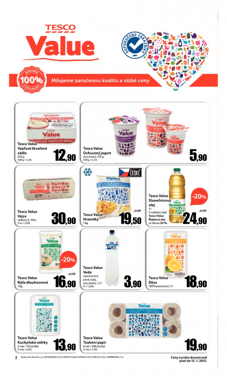 leták Tesco supermarkety od 2.1.2015 strana 1 leták Tesco supermarkety od 2.1.2015 strana 1