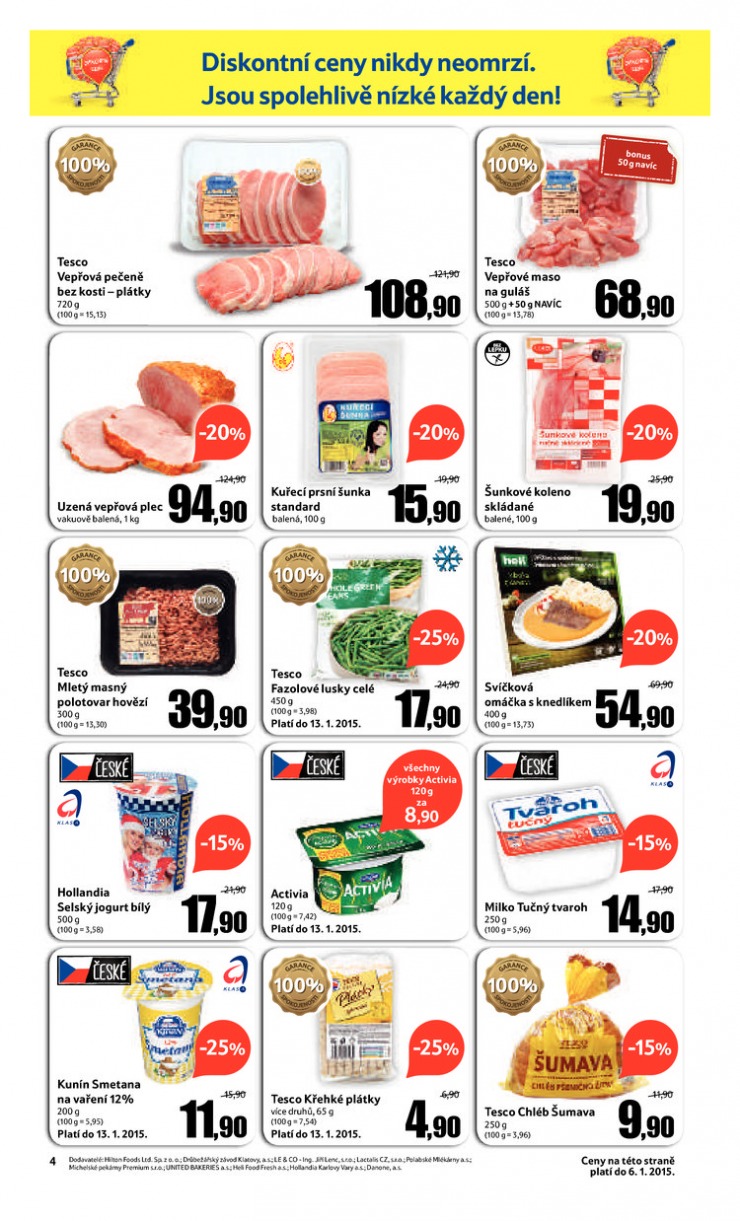 leták Tesco supermarkety od 2.1.2015 strana 1 leták Tesco supermarkety od 2.1.2015 strana 1