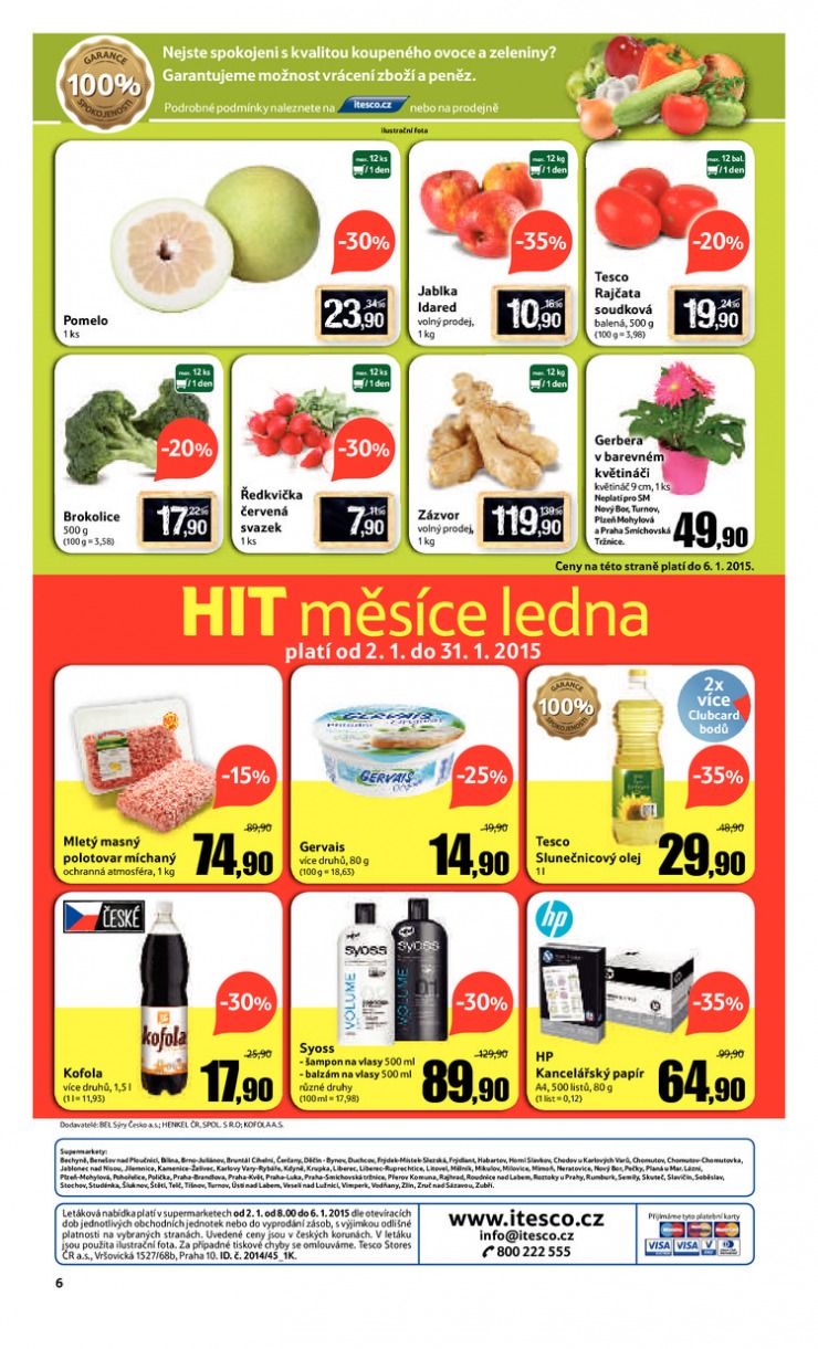 leták Tesco supermarkety od 2.1.2015 strana 1 leták Tesco supermarkety od 2.1.2015 strana 1