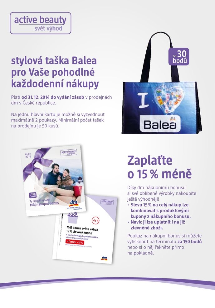 let�k DM drogerie Journal 2.��st od 31.12.2014 strana 1