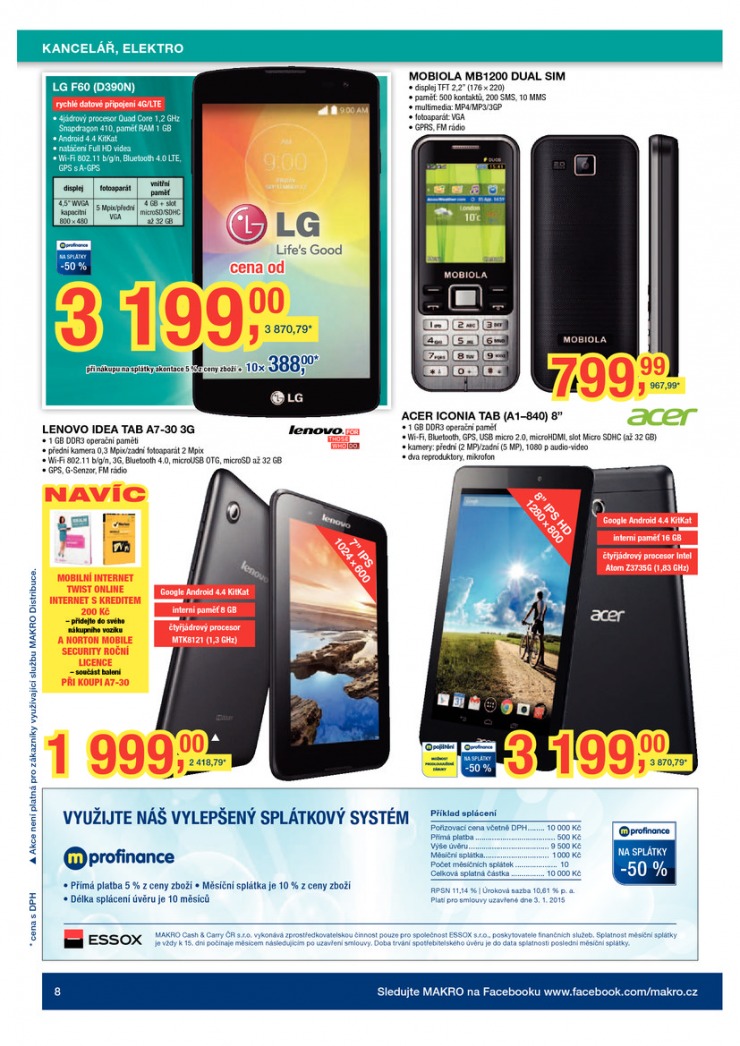 let�k Makro Spot�ebn� zbo�� od 3.1.2015 strana 1