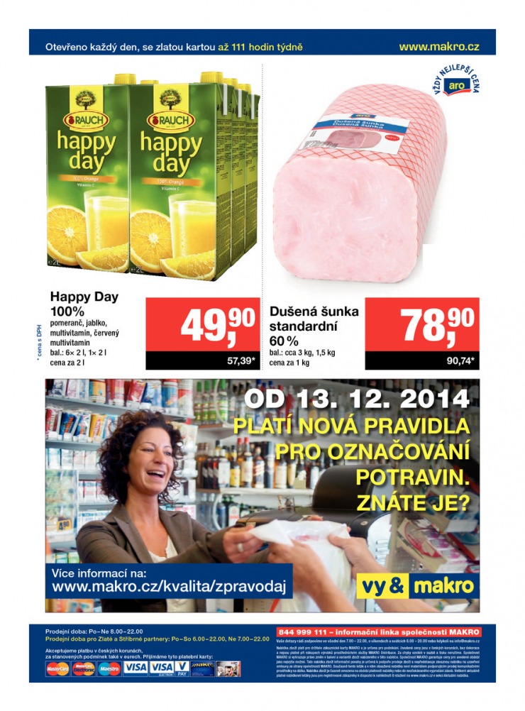 leták Makro Maloobchod od 3.1.2015 strana 1 leták Makro Maloobchod od 3.1.2015 strana 1