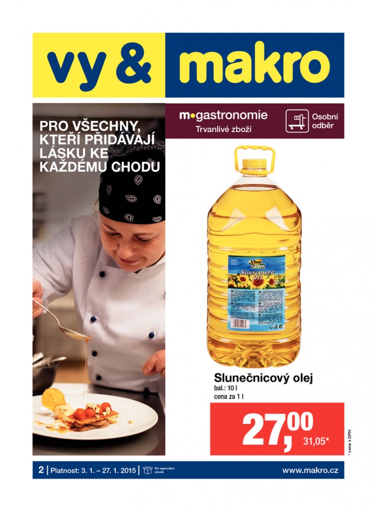 letk Makro Gastronomie trvanliv zbo od 3.1.2015 strana 1