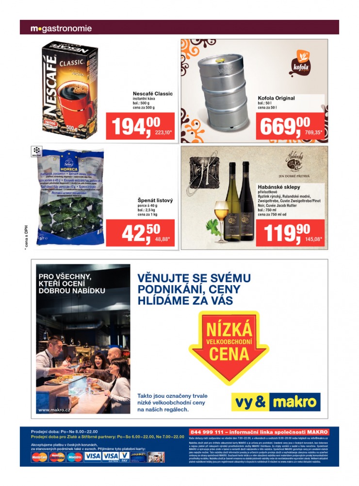 leták Makro Gastronomie trvanlivé zboží od 3.1.2015 strana 1 leták Makro Gastronomie trvanlivé zboží od 3.1.2015 strana 1