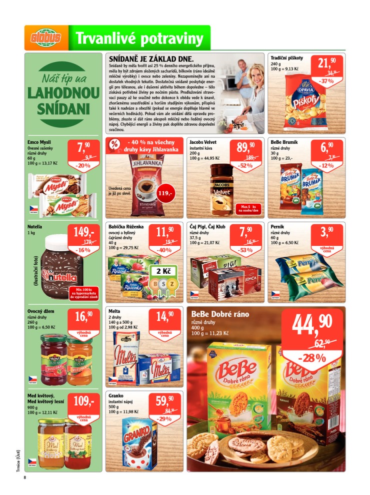 leták Globus Naše noviny od 2.1.2015 strana 1 leták Globus Naše noviny od 2.1.2015 strana 1