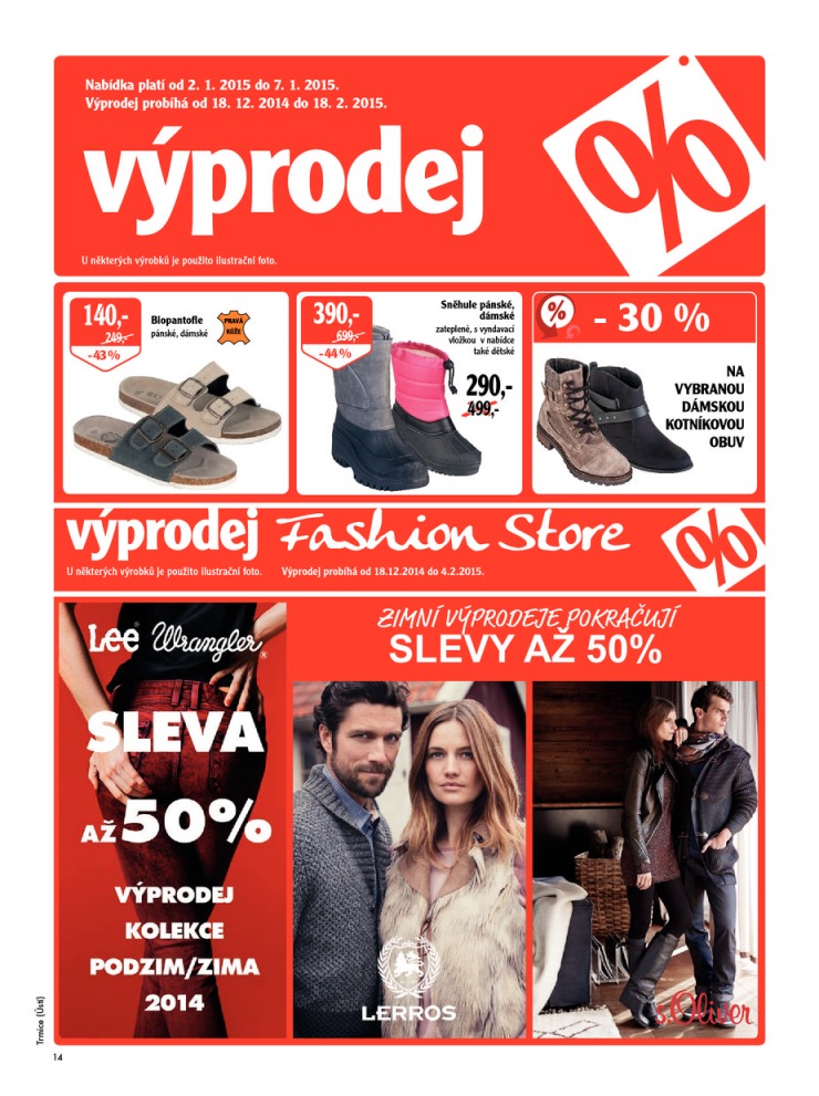 leták Globus Naše noviny od 2.1.2015 strana 1 leták Globus Naše noviny od 2.1.2015 strana 1