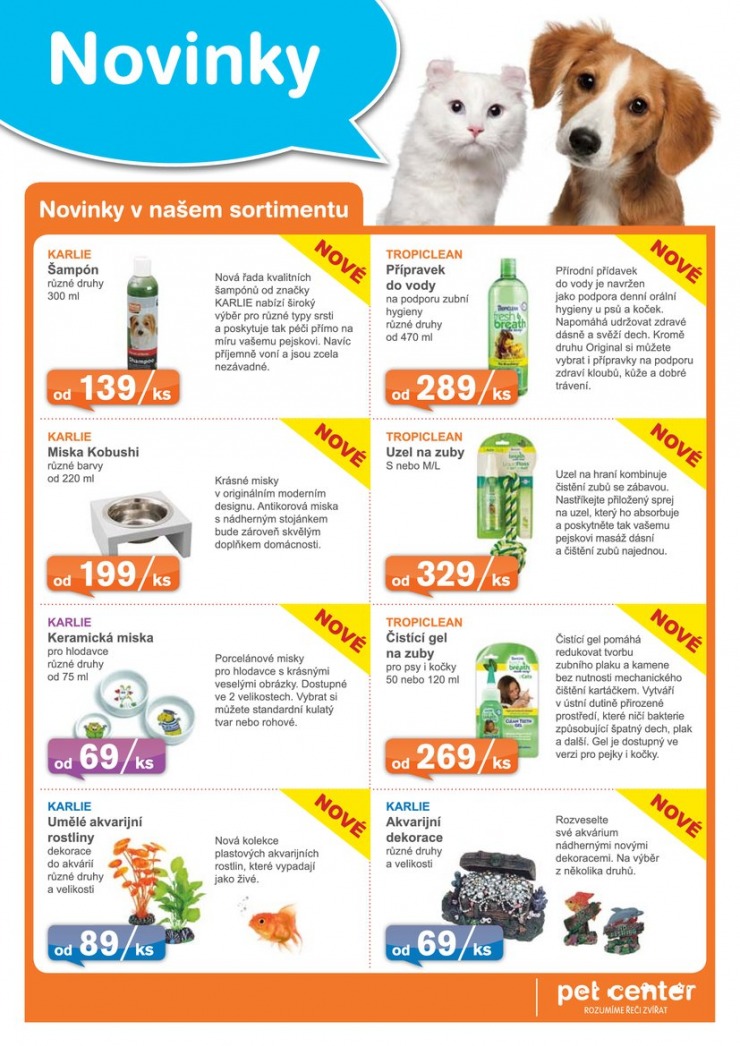 leták Pet Center Akční leták od 1.1.2015 strana 1 leták Pet Center Akční leták od 1.1.2015 strana 1