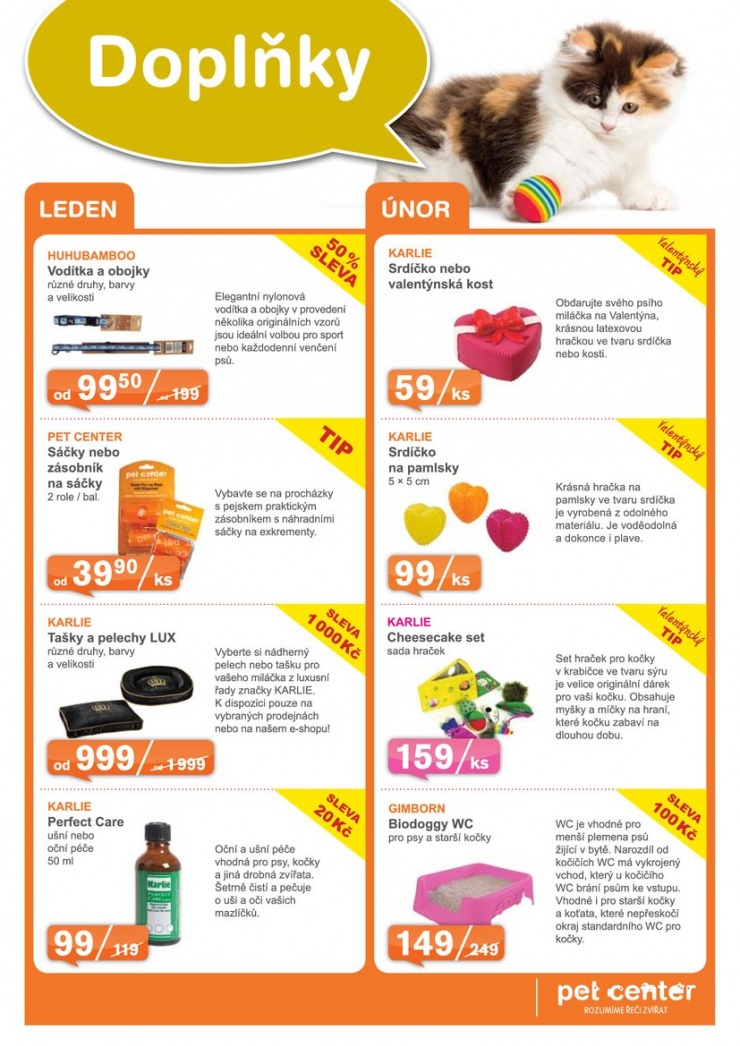 leták Pet Center Akční leták od 1.1.2015 strana 1 leták Pet Center Akční leták od 1.1.2015 strana 1