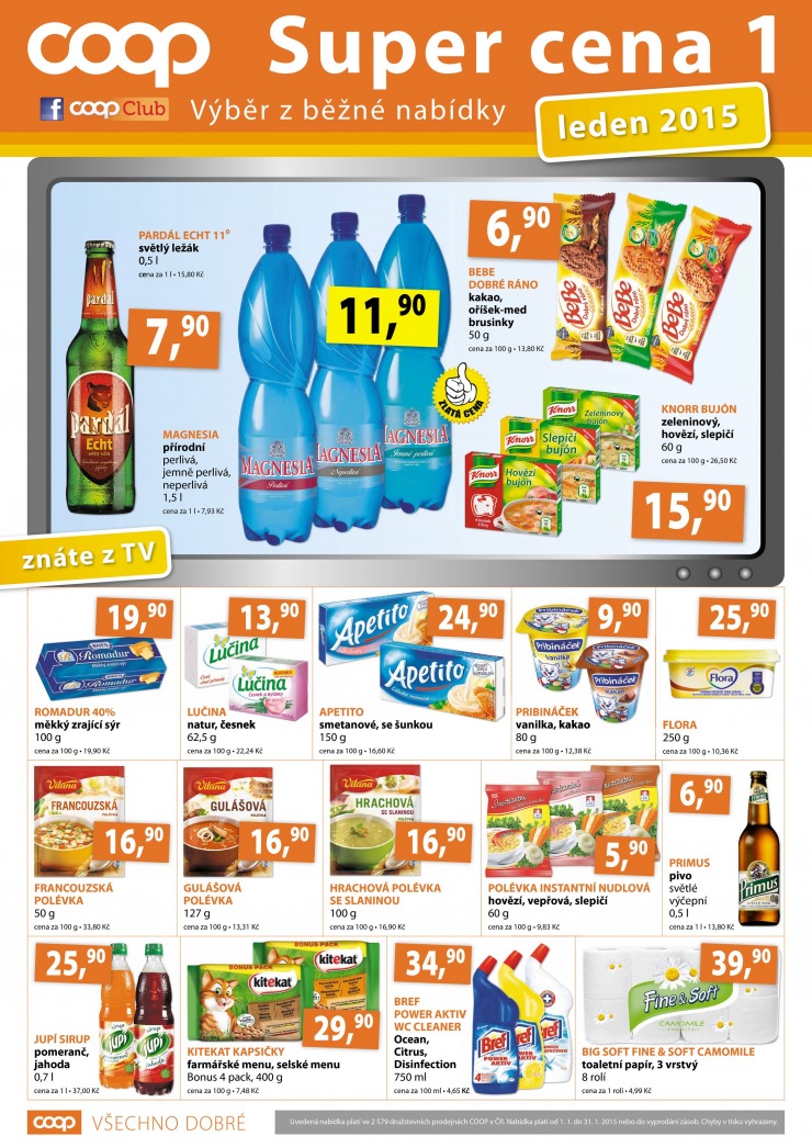 letk COOP Super cena od 2.1.2015 strana 1