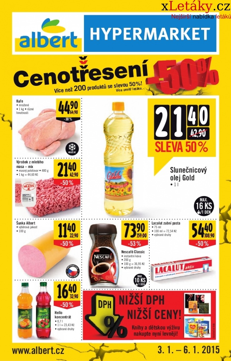 leták Albert Hypermarket leták strana 1 leták Albert Hypermarket leták strana 1