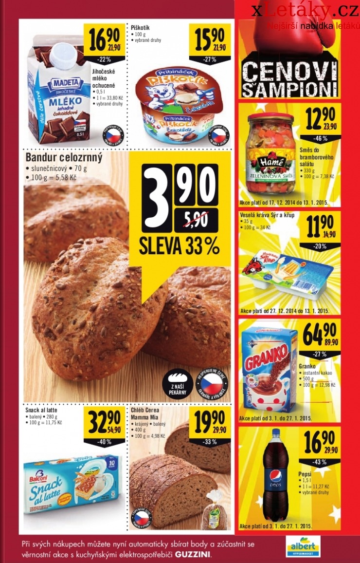 leták Albert Hypermarket leták strana 1 leták Albert Hypermarket leták strana 1