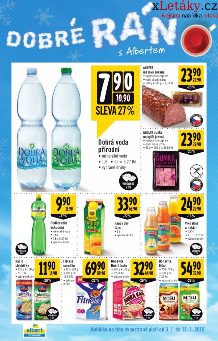 leták Albert Hypermarket leták strana 1 leták Albert Hypermarket leták strana 1
