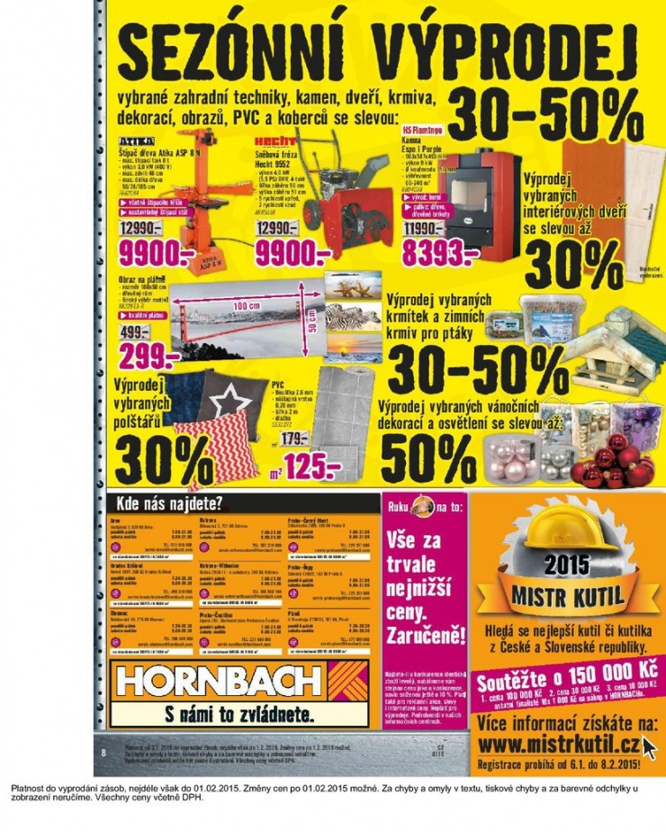letk Hornbach Aktuln letk od 3.1.2015 strana 1