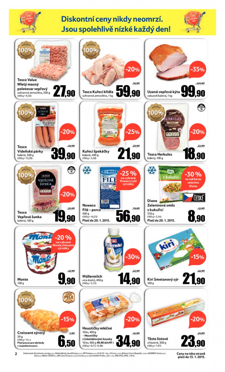 leták Tesco supermarkety od 7.1.2015 strana 1 leták Tesco supermarkety od 7.1.2015 strana 1