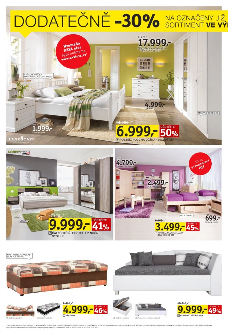 leták XXXLutz Aktuální prospekt od 6.1.2015 strana 1 leták XXXLutz Aktuální prospekt od 6.1.2015 strana 1