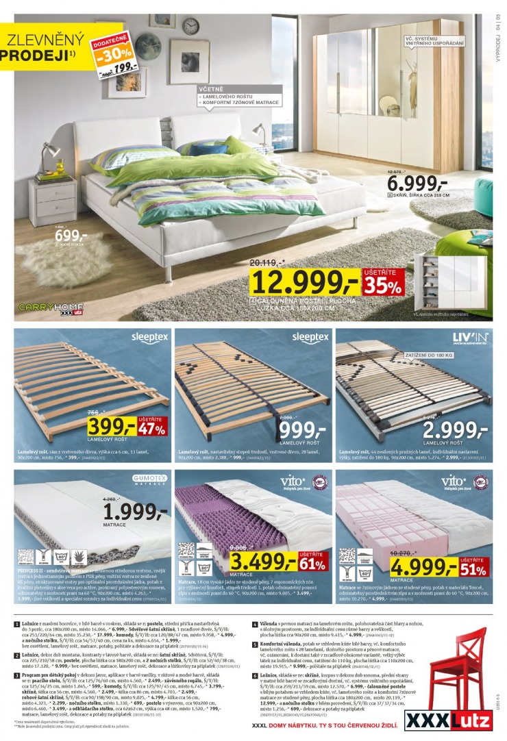 let�k XXXLutz Aktu�ln� prospekt od 6.1.2015 strana 1