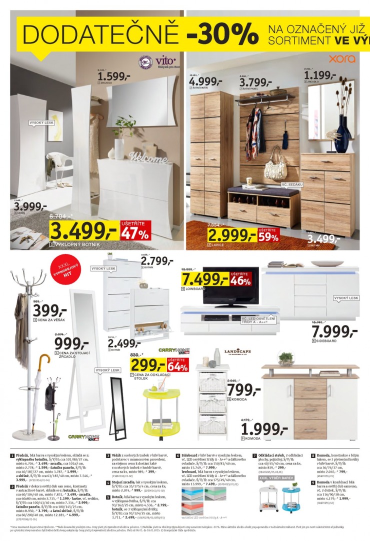 leták XXXLutz Aktuální prospekt od 6.1.2015 strana 1 leták XXXLutz Aktuální prospekt od 6.1.2015 strana 1