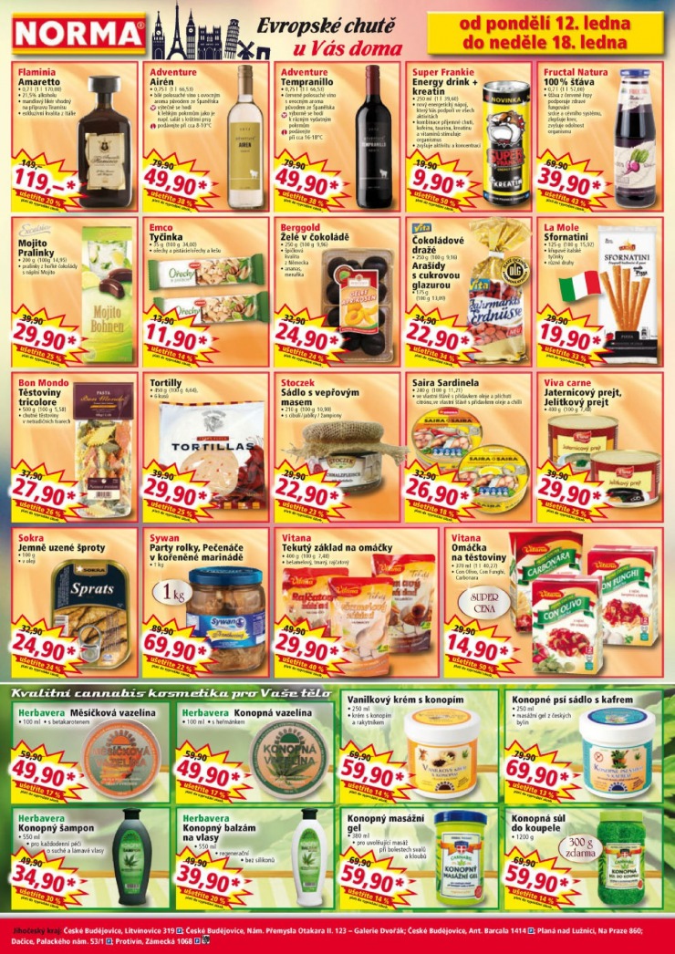 leták Norma Aktuální leták od 12.1.2015 strana 1 leták Norma Aktuální leták od 12.1.2015 strana 1