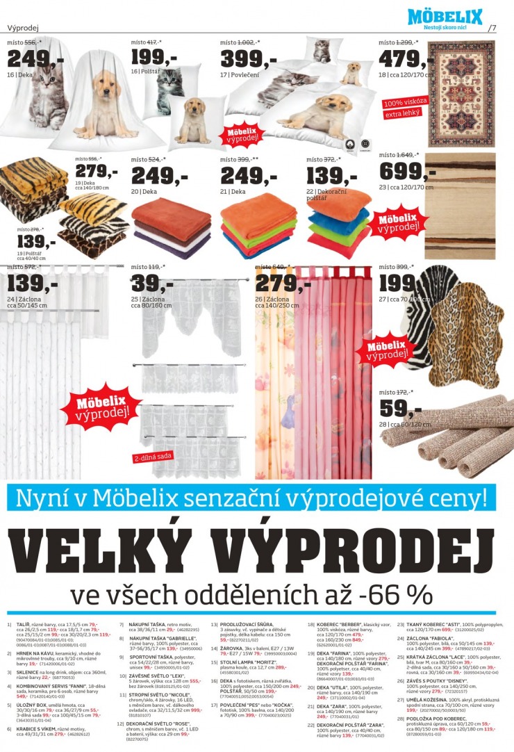let�k Mobelix Aktu�ln� prospekt od 5. 1. 2015 strana 1