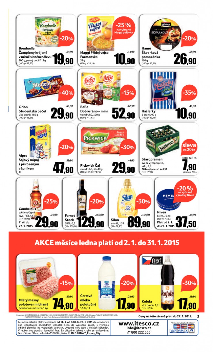 leták Tesco Expres obchody od 14. 1. 2015 strana 1 leták Tesco Expres obchody od 14. 1. 2015 strana 1