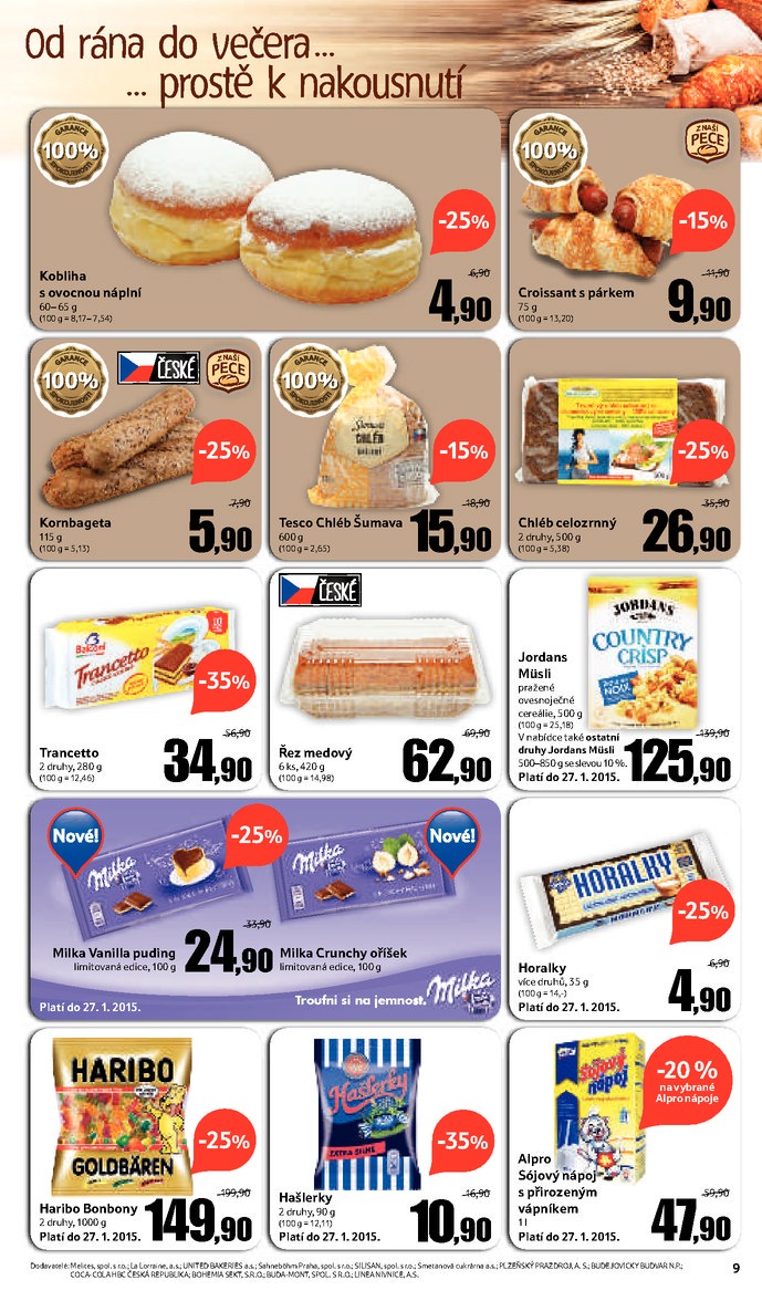 let�k Tesco velk� hypermarkety od 14. 1. 2015 strana 1