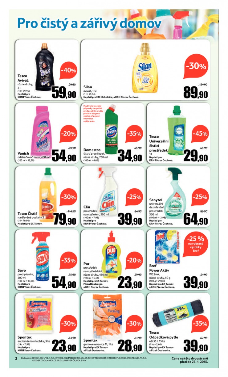 leták Tesco supermarkety od 14. 1. 2015 strana 1 leták Tesco supermarkety od 14. 1. 2015 strana 1