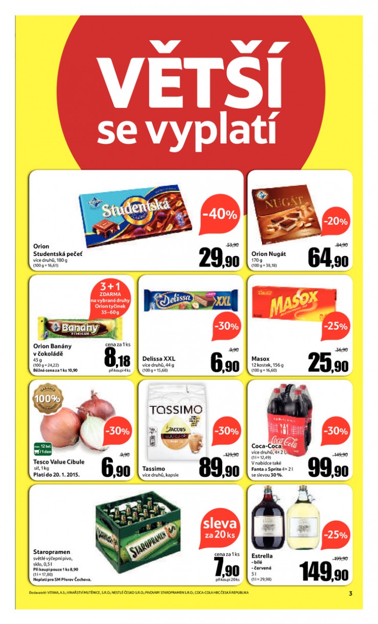 leták Tesco supermarkety od 14. 1. 2015 strana 1 leták Tesco supermarkety od 14. 1. 2015 strana 1