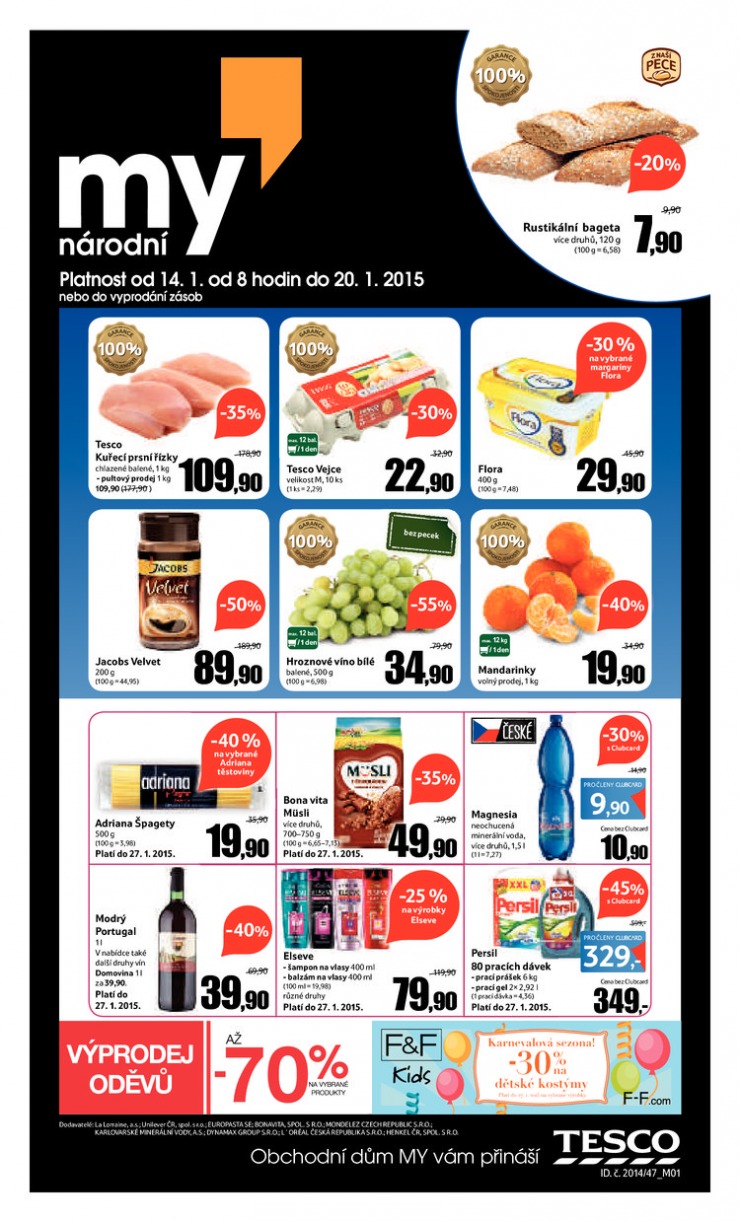 letk Tesco obchodn dm My Nrodn od 14. 1. 2015 strana 1