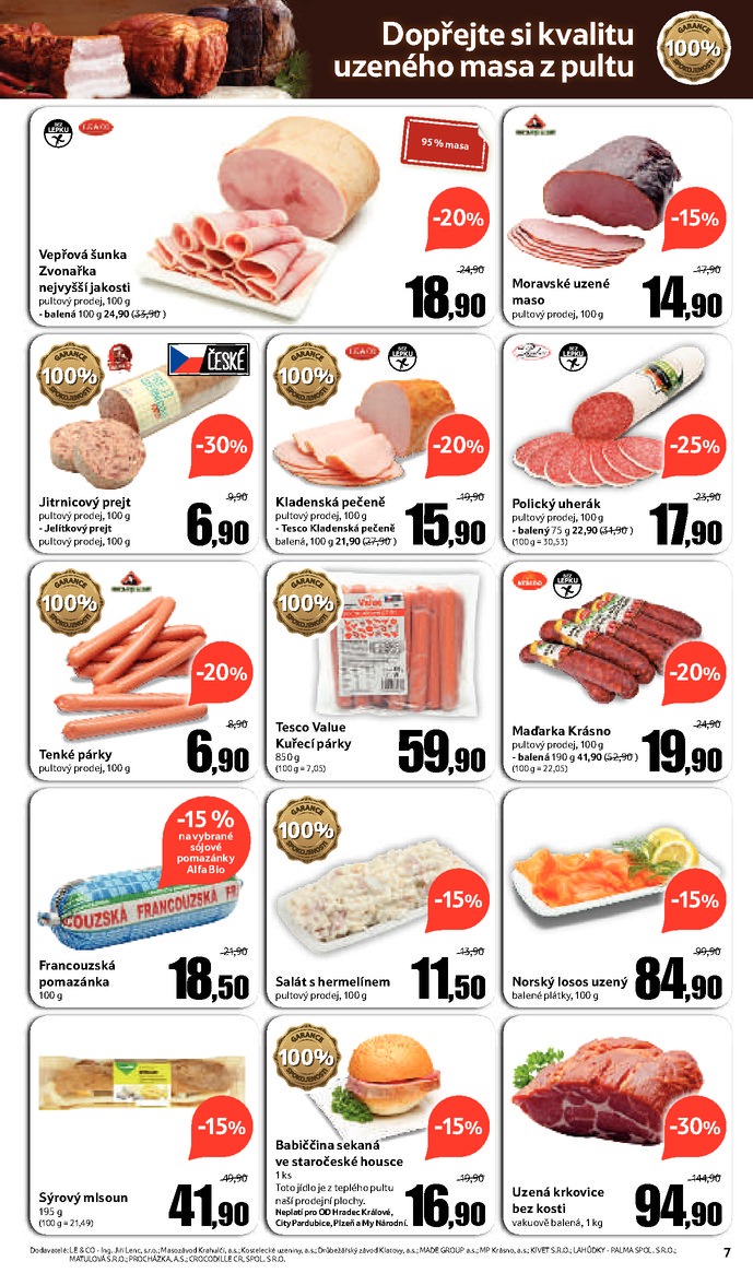 let�k Tesco obchodn� d�m My N�rodn� od 14. 1. 2015 strana 1